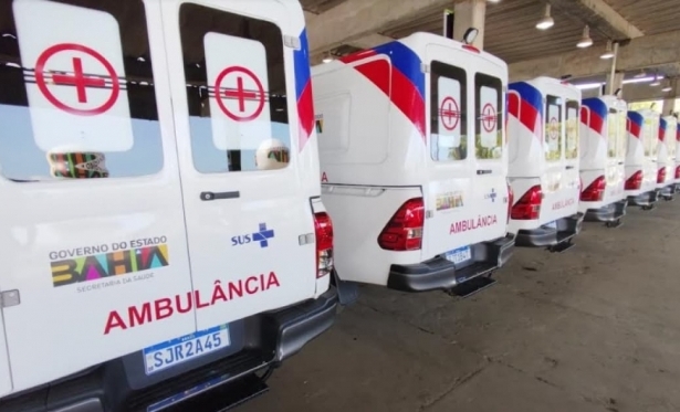 Governo do Estado entrega ambulncias e equipamentos de sade para mais de 180 municpios da Bahia