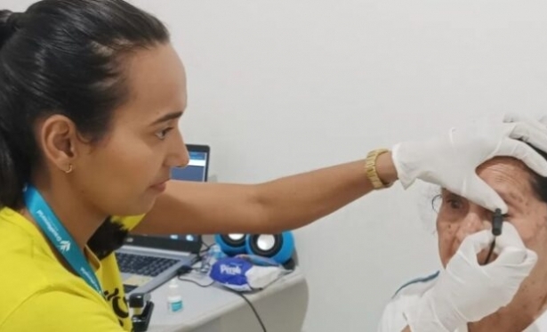 Prefeitura de Nova Redeno promove triagem para cirurgias oftalmolgicas na Unidade de Sade Gualdindo Moreira